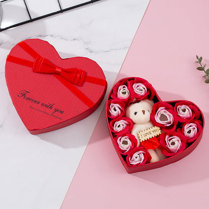 Heart-shaped Rose Gift Box