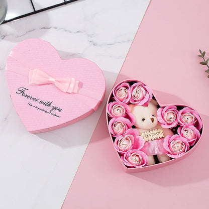 Heart-shaped Rose Gift Box