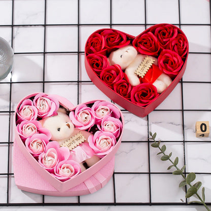 Heart-shaped Rose Gift Box