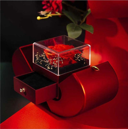 Artificial Flower Rose Box